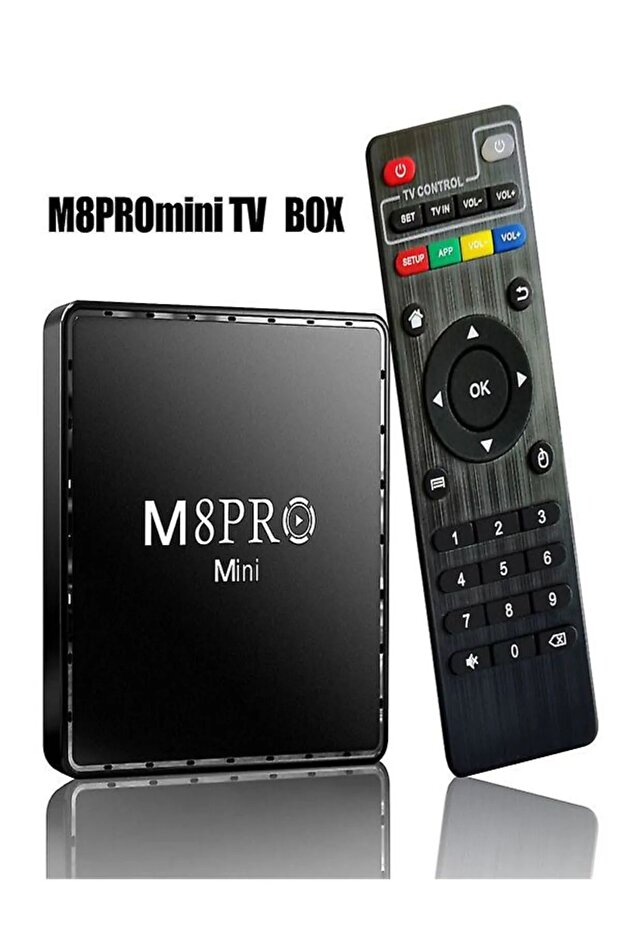 M8 Pro Mini Android TV Box + Game Box + 2 Adet Gamepad+Kumanda - 3