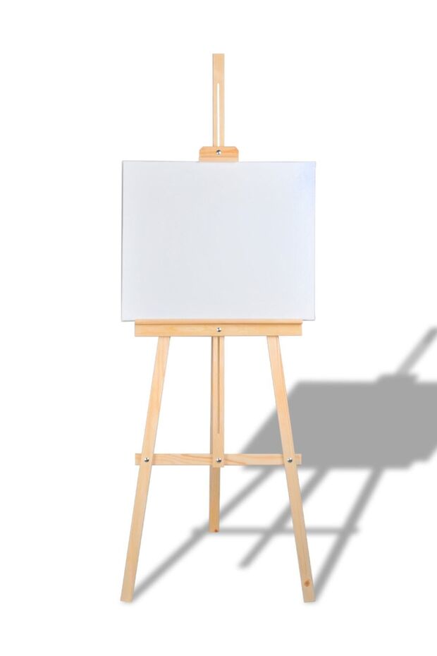 Şövale 172 Cm Ahşap Resim Şovalesi Ressam Sehpası Ayarlanabilir - 3