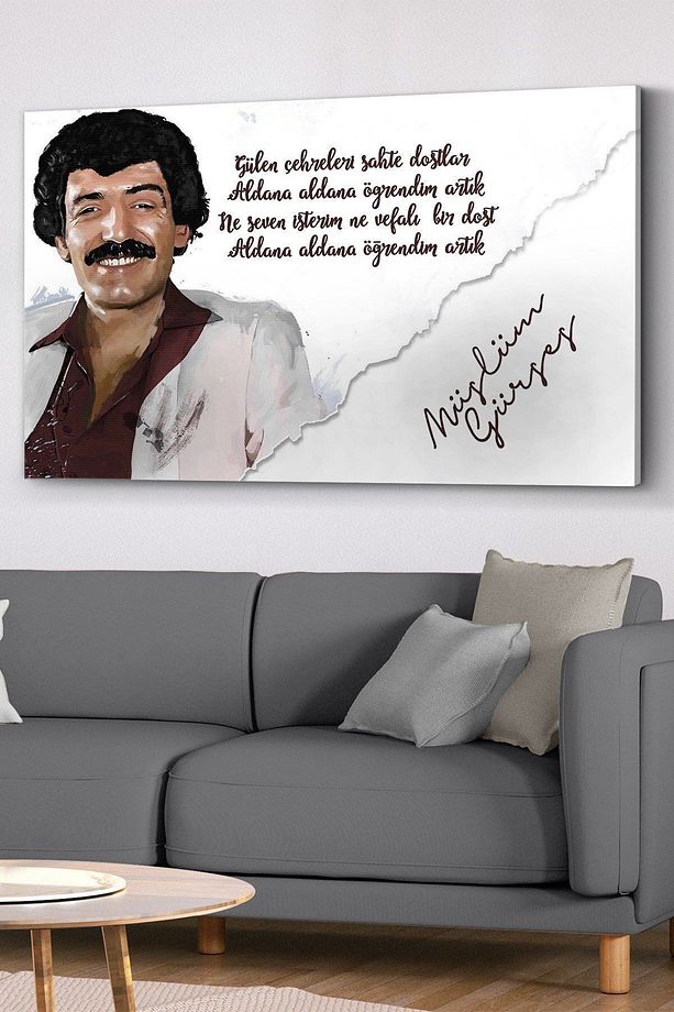 Müslüm Gürses Kanvas - Canvas Tablo - 1