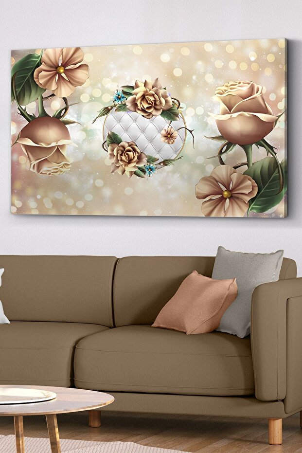 Çiçekler Kanvas - Canvas Tablo - 1