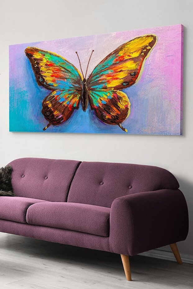 Colorful Butterfly One Piece Canvas - Canvas Painting