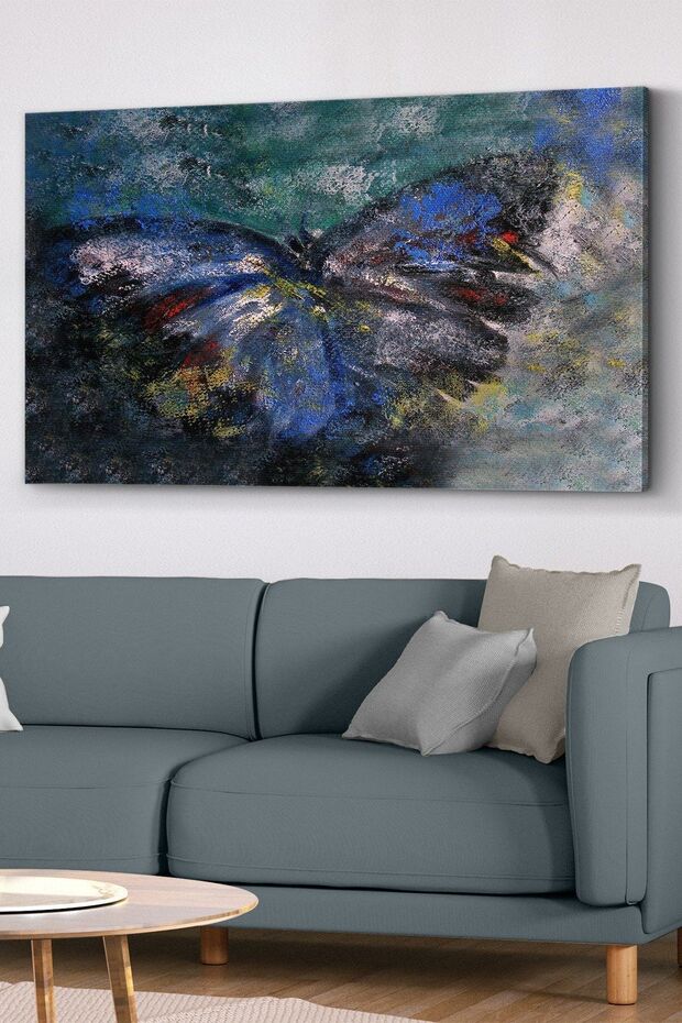رسم لوحة قماش الفراشة
