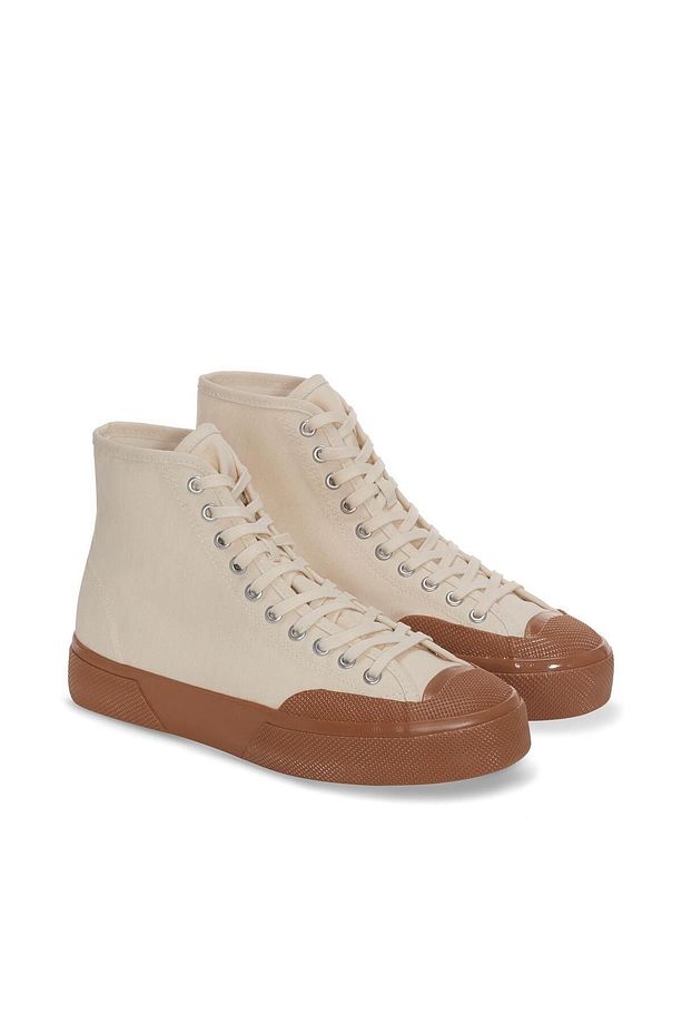 2433 Twisted Herringbone Erkek Bej Bilekli Sneaker - 3