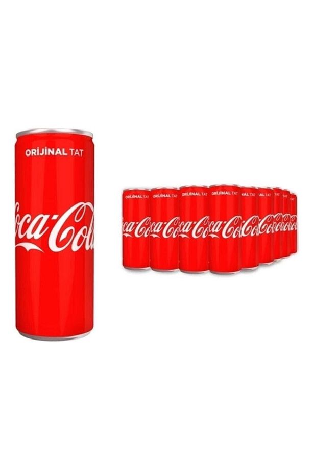 Coca Cola Kutu Cola 330ml (24lü) Paket - 1