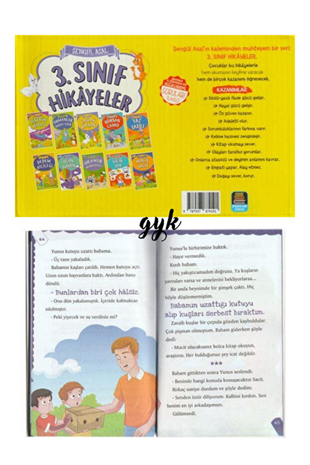 2. ve 3.Sınıflar İçin Sahabelerle Değerler Eğitimi - 3. Sınıf Hikayeler Seti -Baldağı Vadisi(HEDİYE) - 3