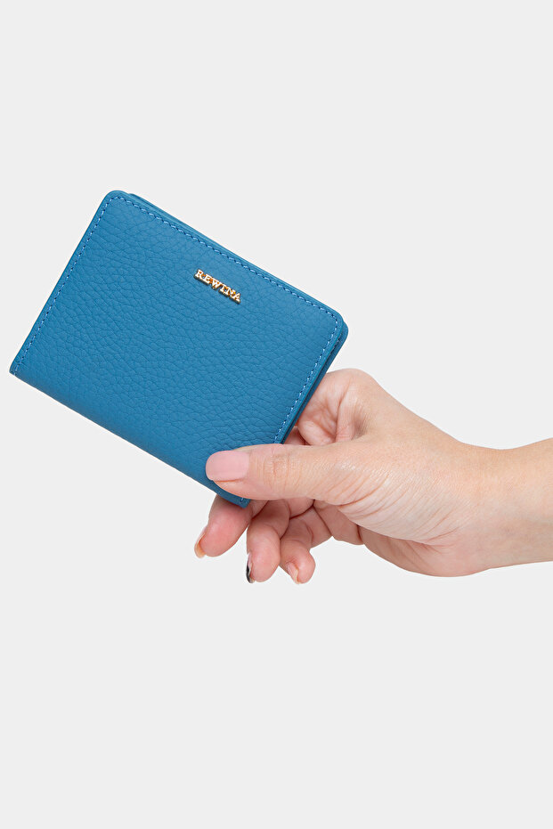 9109 Genuine Leather Minimalist Women's Card Holder Portfolio
