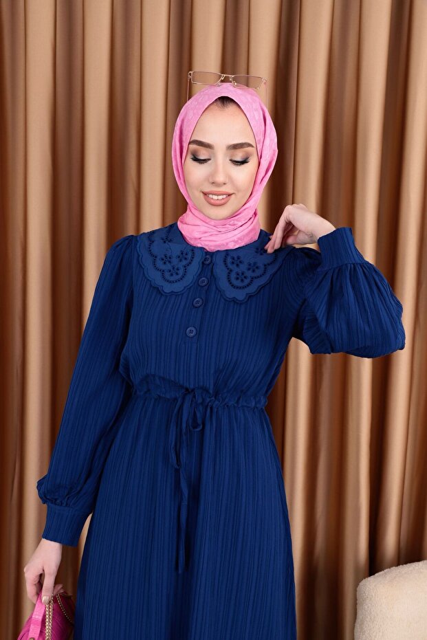 Bebe Yaka Elbise - 3