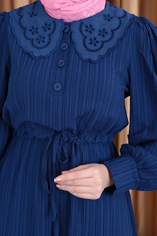 Bebe Yaka Elbise - 1