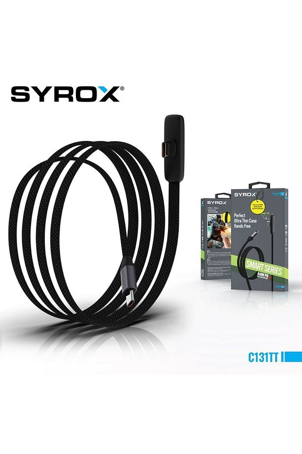 60W Type-C Şarj & Oyuncu & Data Kablosu Uyumlu - 3