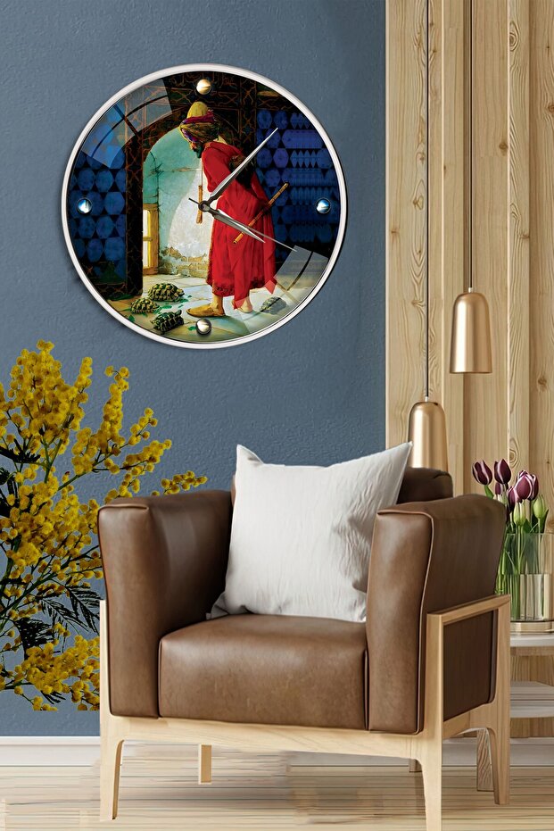 Turtle Trainer Wall Clock - 29 cm - 3