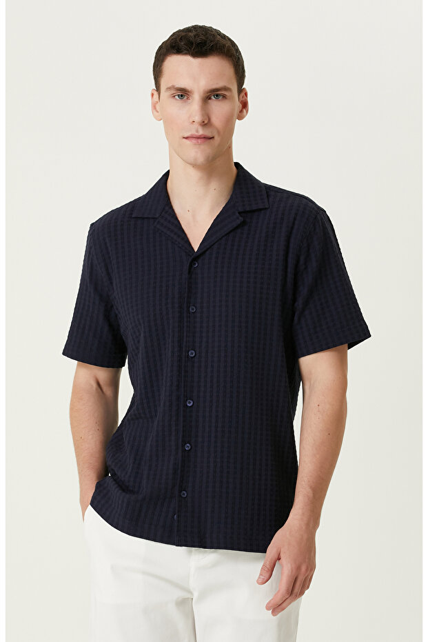 Lacivert Gömlek - 1