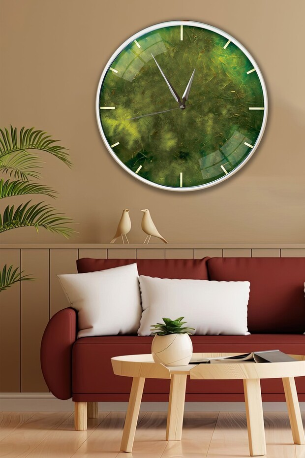 Grass Wall Clock - 29 cm - 1
