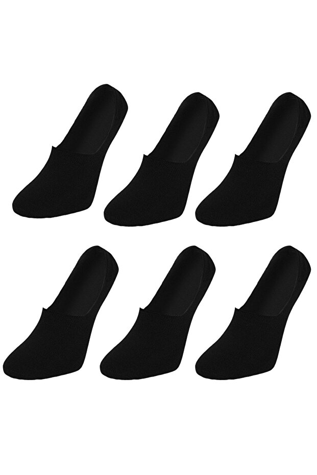 6-Piece Summer Silicone Toe Seamless Men's Ballerina Socks Invisible Socks