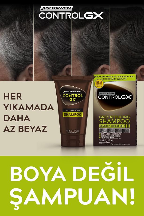 Control GX Saç Gri Azaltıcı Şampuan 3'lü Set - 3