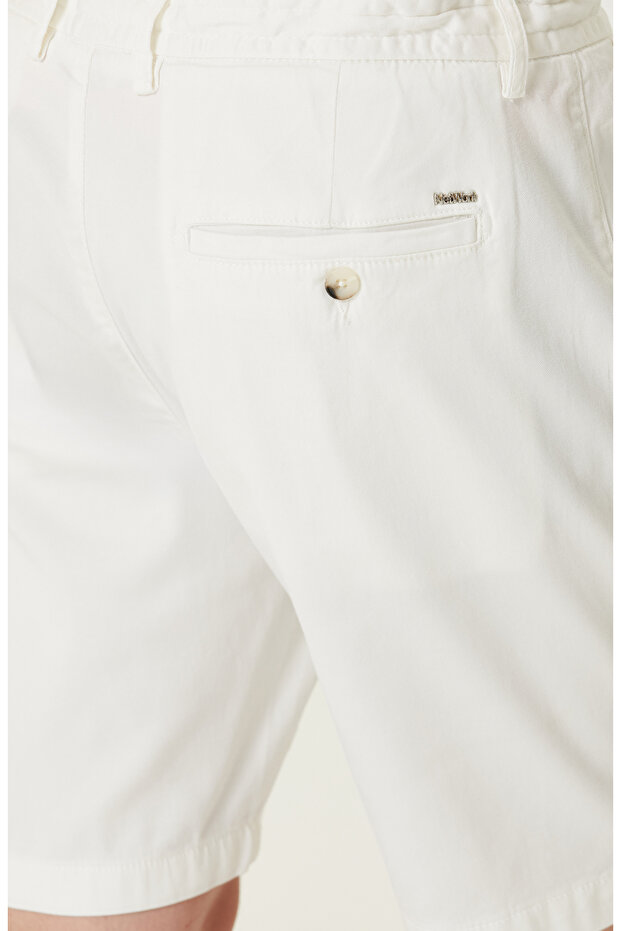 Ekru Şort - 5