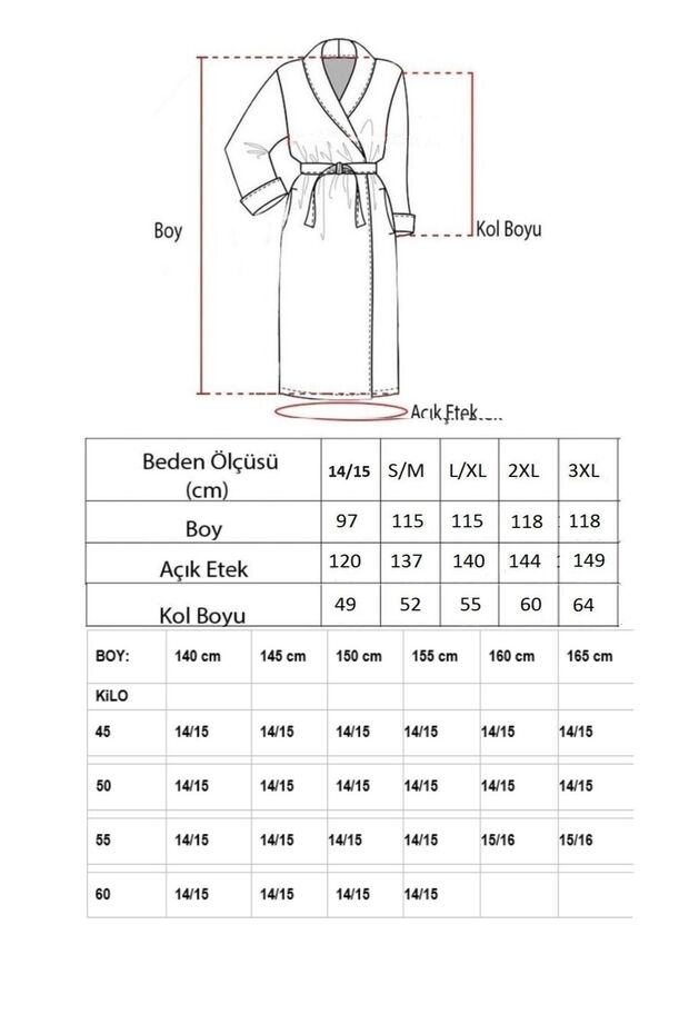 Bej Çizgili Bornoz - 3