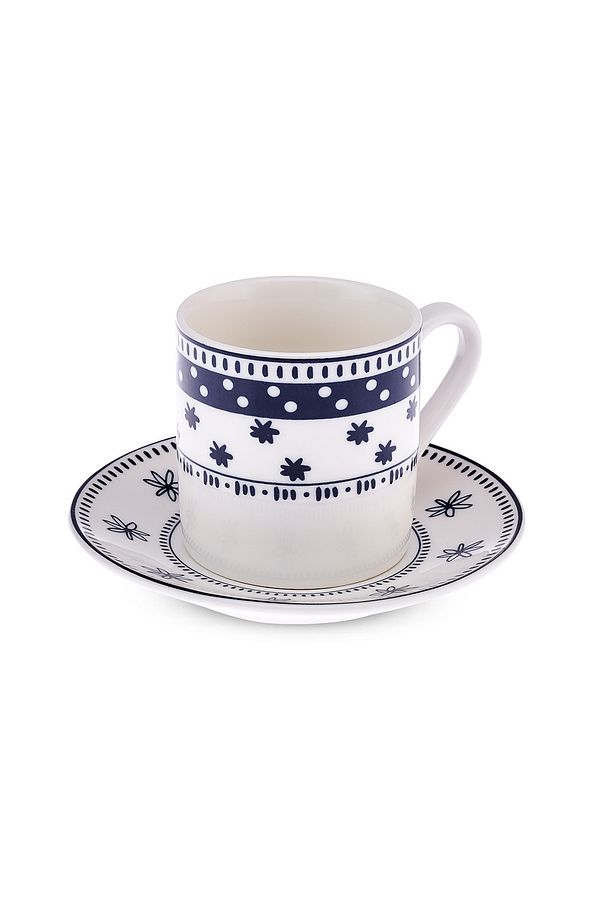 Ethnic Mix New Bone 6 Kişilik Kahve Fincan Takımı 90 ml - 7