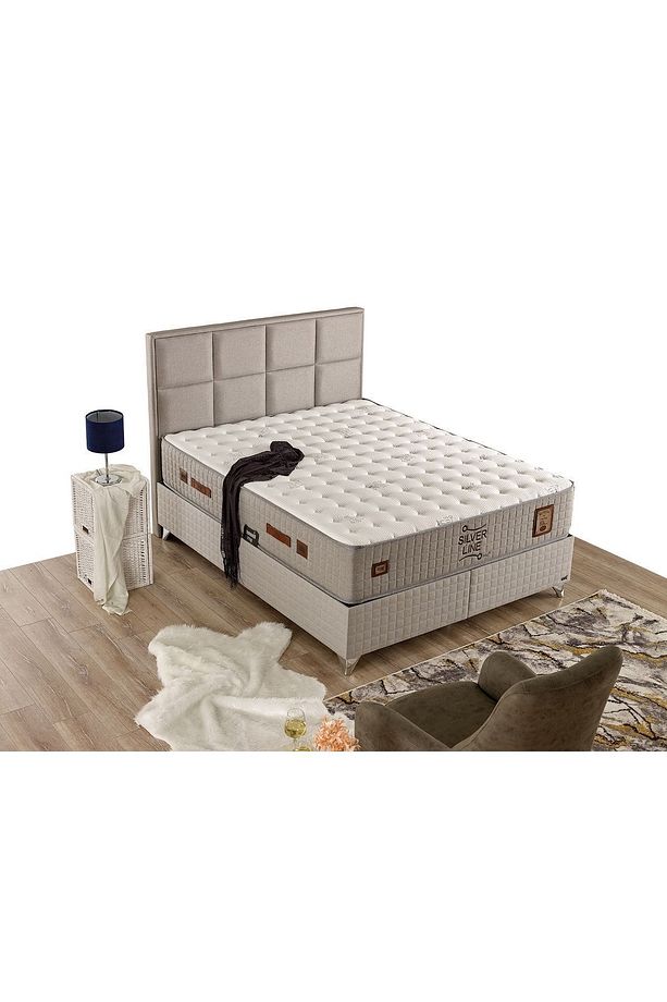 Silver Line Baza Tek Kişilik 100x200 Cm (YATAK VE BAŞLIK FİYATA DAHİL DEĞİLDİR) - 1