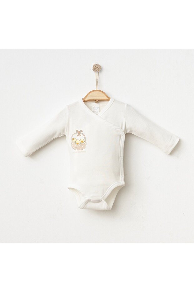 Chick Printed 100% Cotton Double Breasted Baby Bodysuit