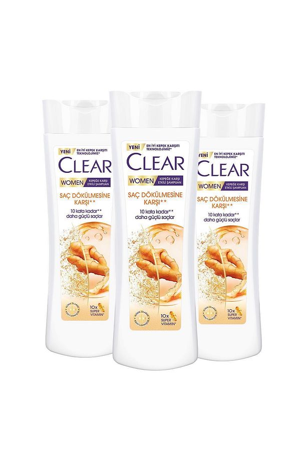 Women Kepeğe Karşı Etkili Şampuan Saç Dökülmesine Karşı 350 ml x3 - 2
