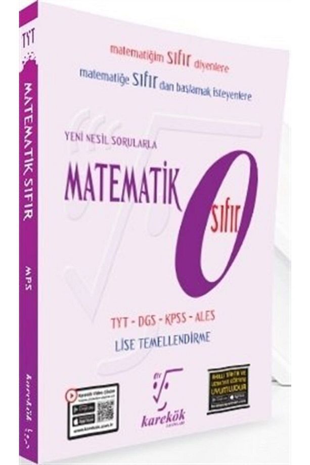 Karekök Yayınları Yks Tyt Dgs Kpss Ales Matematik Sıfır 0 Konu An - 1