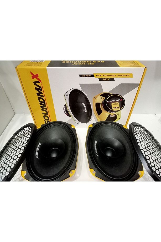Soundmax Oval Midrange Hoparlör - 400w 100rms Soundmax Kayık Midrange - 2