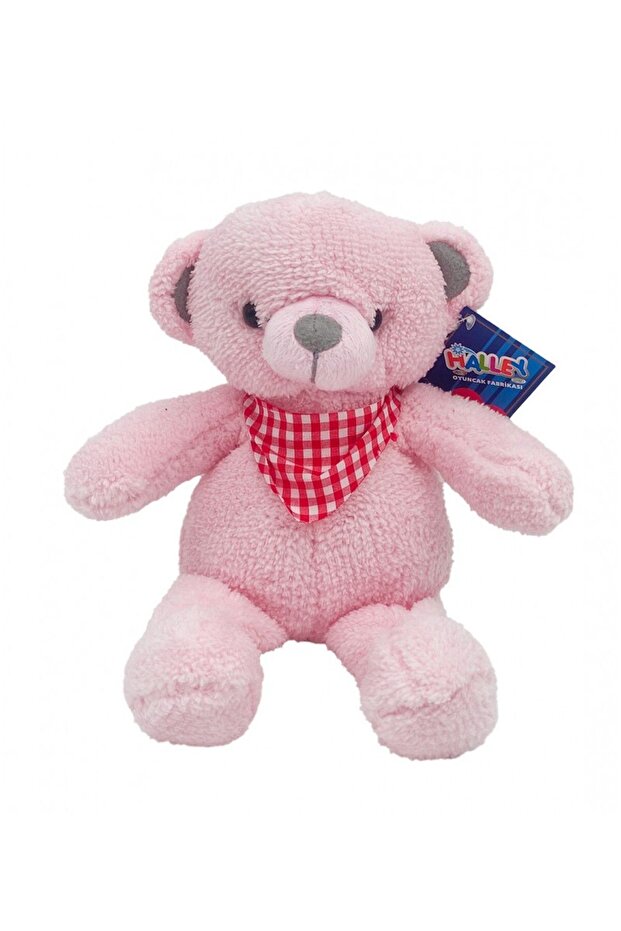 Plush Scarf Bear 35 Cm Pink - BLUE WATER WORLD