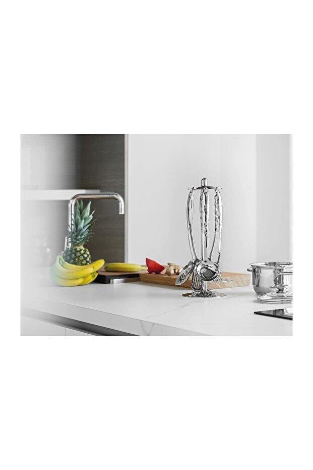 Essentials Paslanmaz Çelik Standlı Kepçe Seti - 4