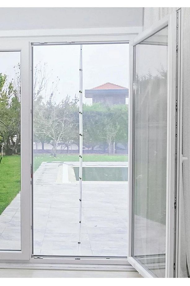 Mıknatıslı Kapı Sinekliği 105x210 Cm Raptiye ve Cırt Bant - 3