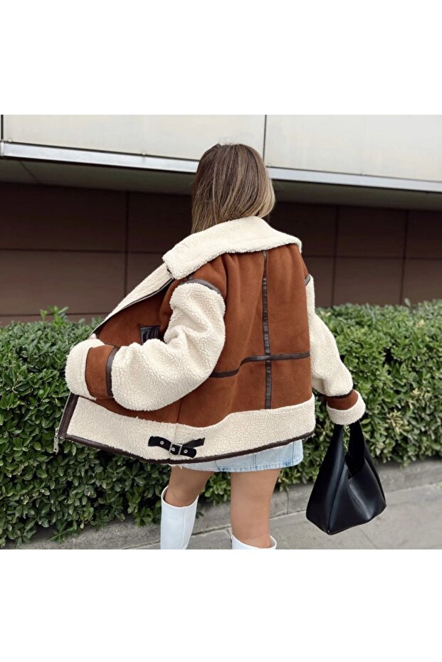 Suni Kürklü Mont - 3