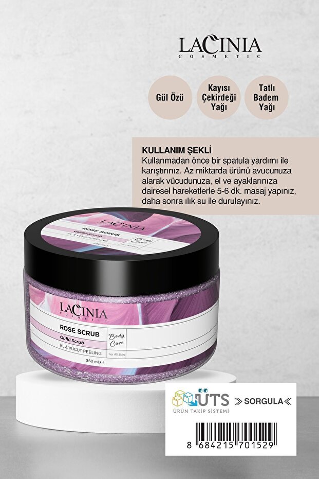 Güllü Scrub ( El ve Vücut Peeling ) 250Ml - 3
