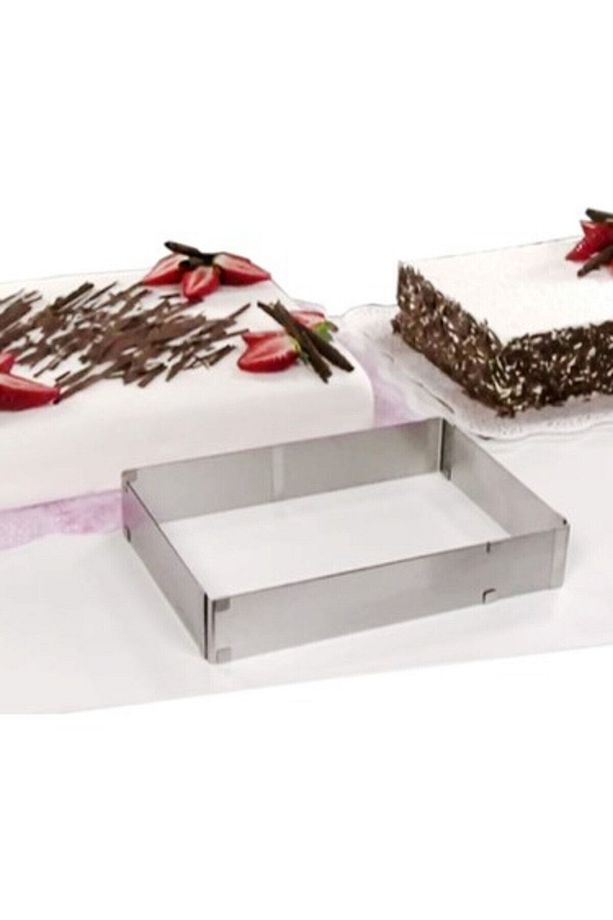 Narkalıp Dikdörtgen Yarlanabilir Kek Kalıbı Model 20-40 Cm Derinlik 6 Cm - 4