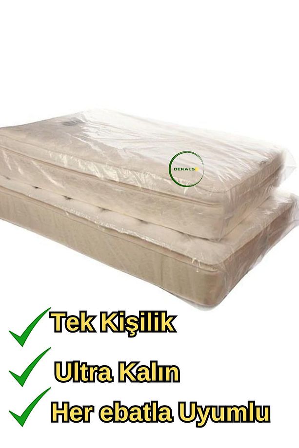 Tek Kişilik Su Geçirmez Yatak Koruma Naylonu Taşıma Paketleme Depolama Ambalaj Poşeti - 6