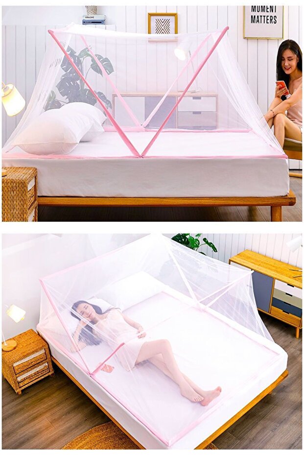 Katlanabilir Çift Kişilik Kamp Cibinlik - 7