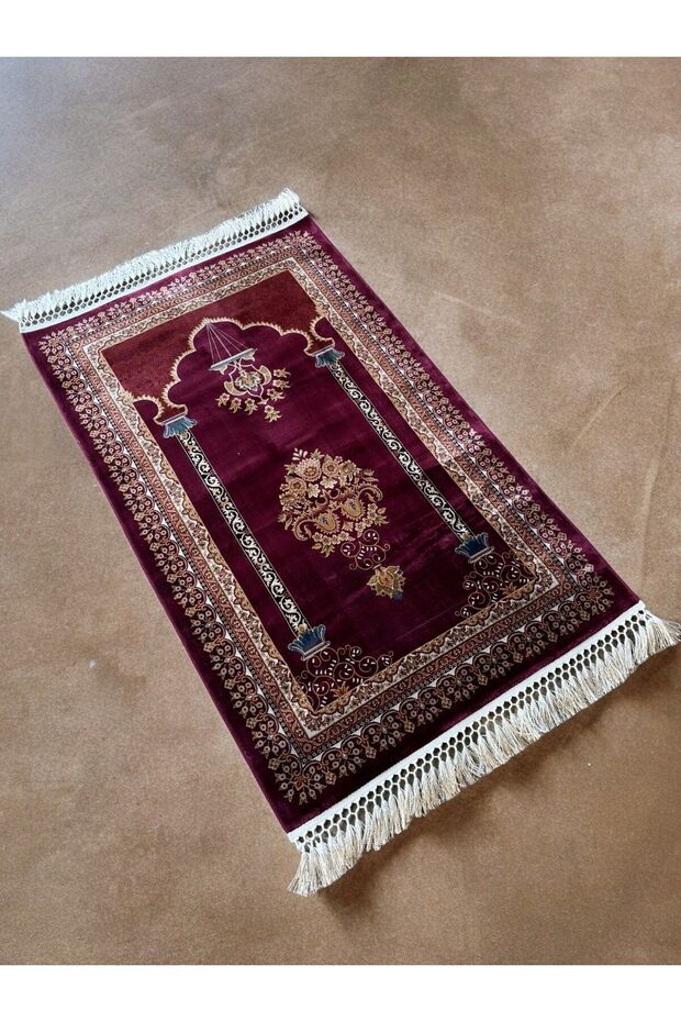 Lüx Bambu Halı Seccade - 1