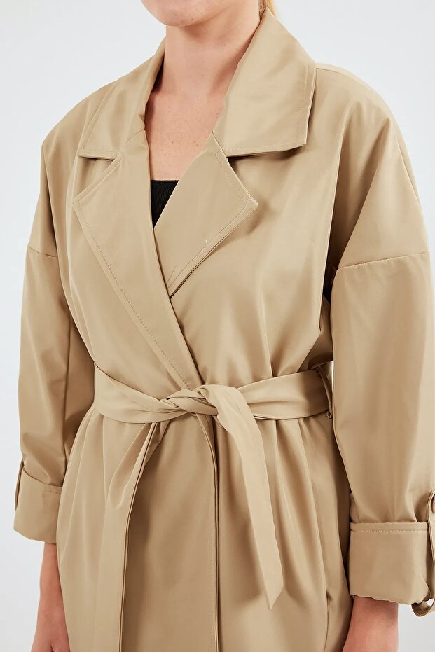 Trenci cu guler dublu căptușit - 4