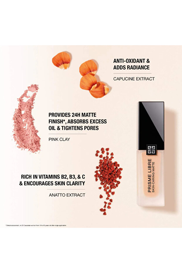 Prisme Libre Skin-Caring Matte Foundation - 7