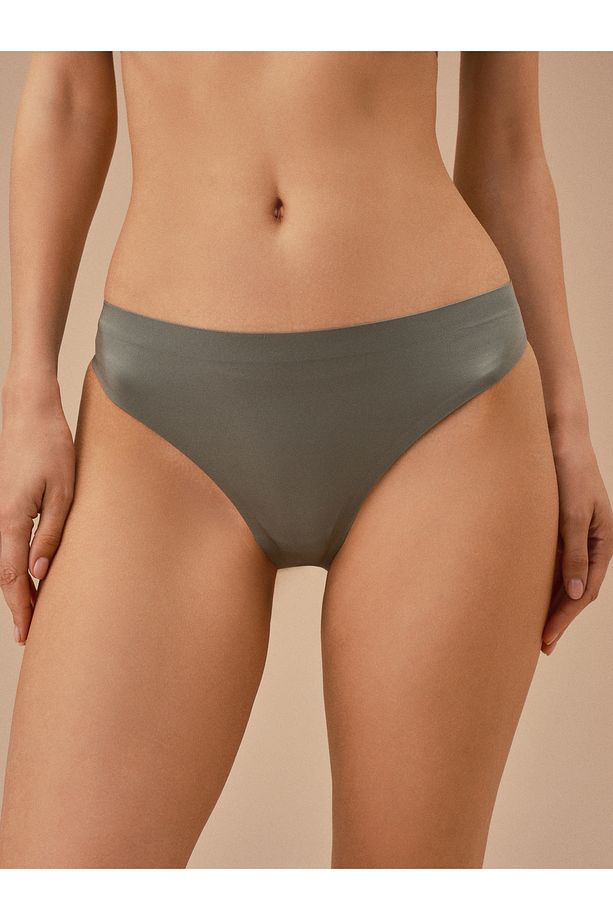 Lazer Kesim Dikişsiz String Külot - 1