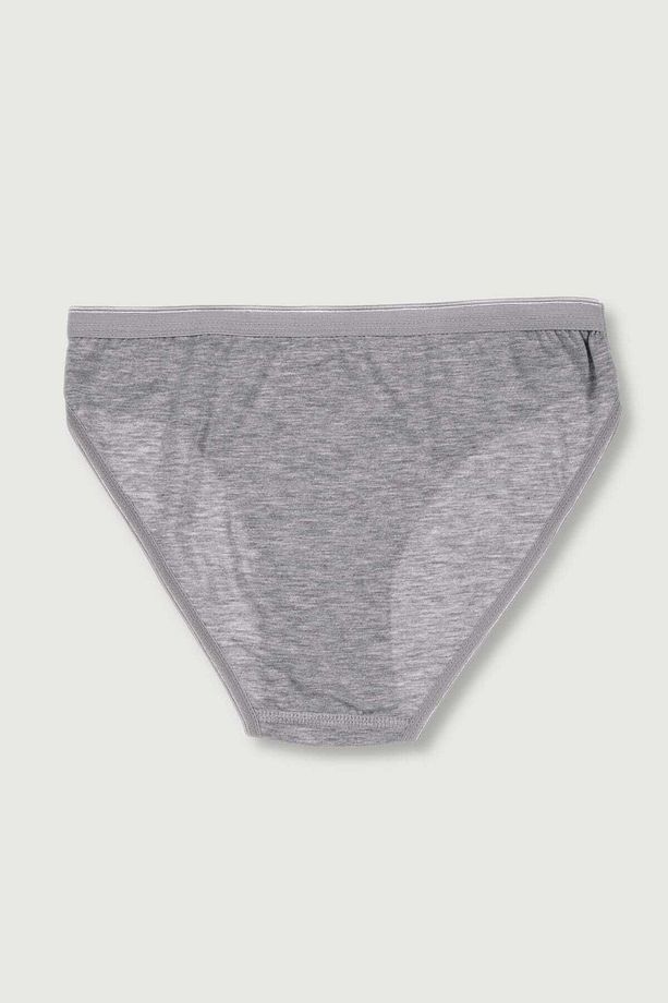 Kadın Gri 3'lü Paket  Bikini Külot ELF568T0635CCM3 - 4