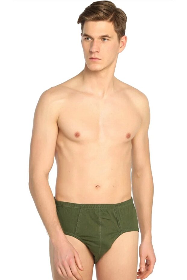 Pack of 12 Green Men's Slip Panties