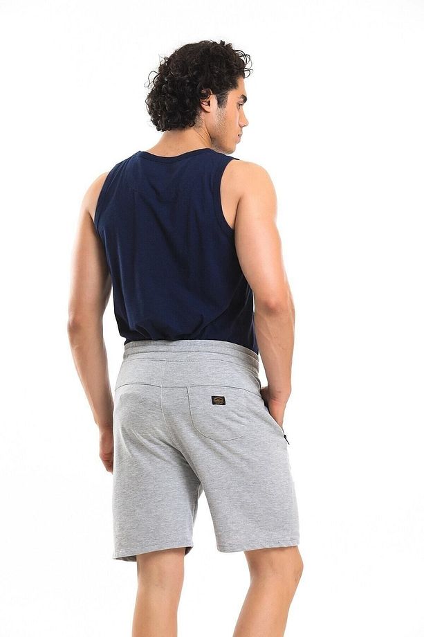 Men Sw Short Erkek Gri Şort 22637-05 - 4