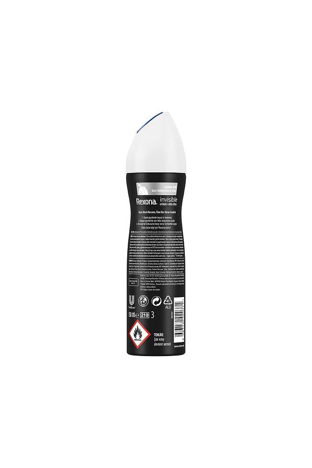Kadın Deodorant Sprey Invisible On Black White Clothes 150 ml X3 Adet - 7