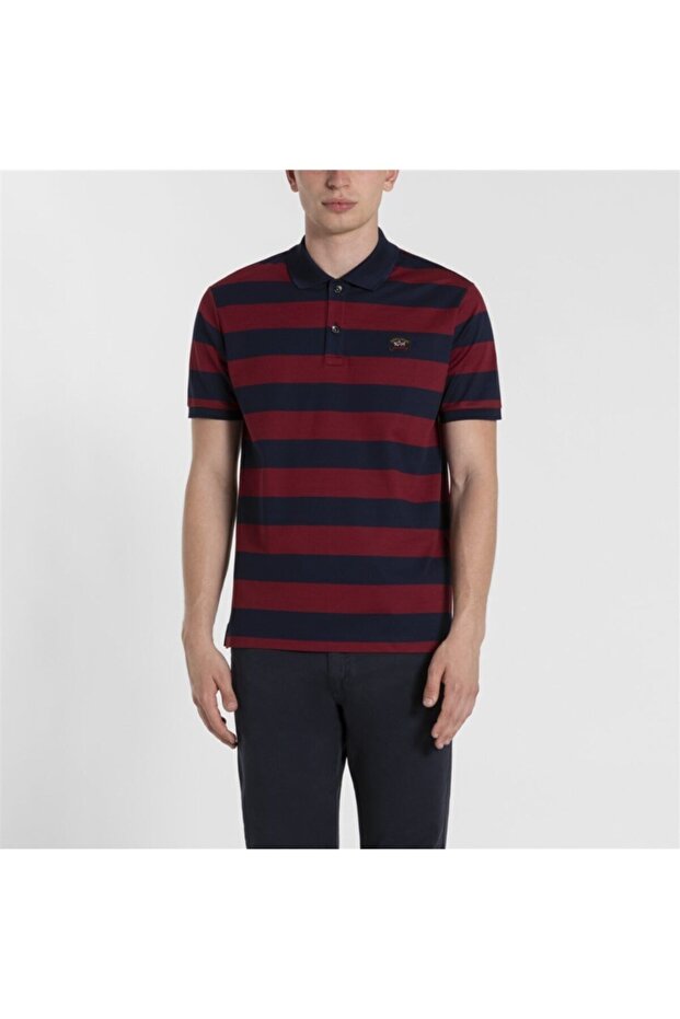 Men's Knitted Polo Shirt C.wCotton