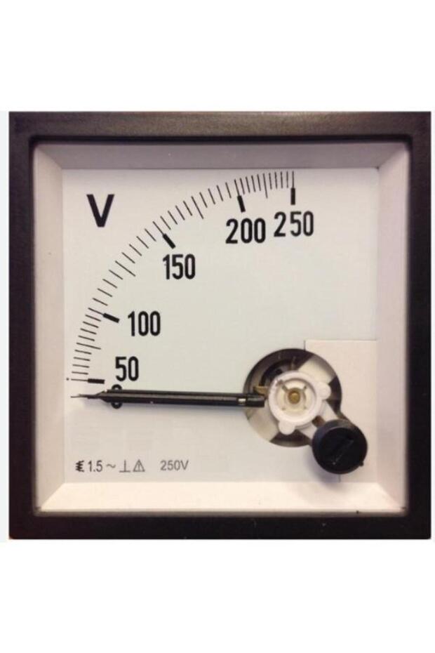 72X72 250/5 ANALOG VOLTMETRE