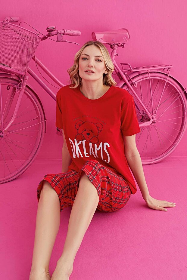 طقم كابري قطن ليكرا - 1