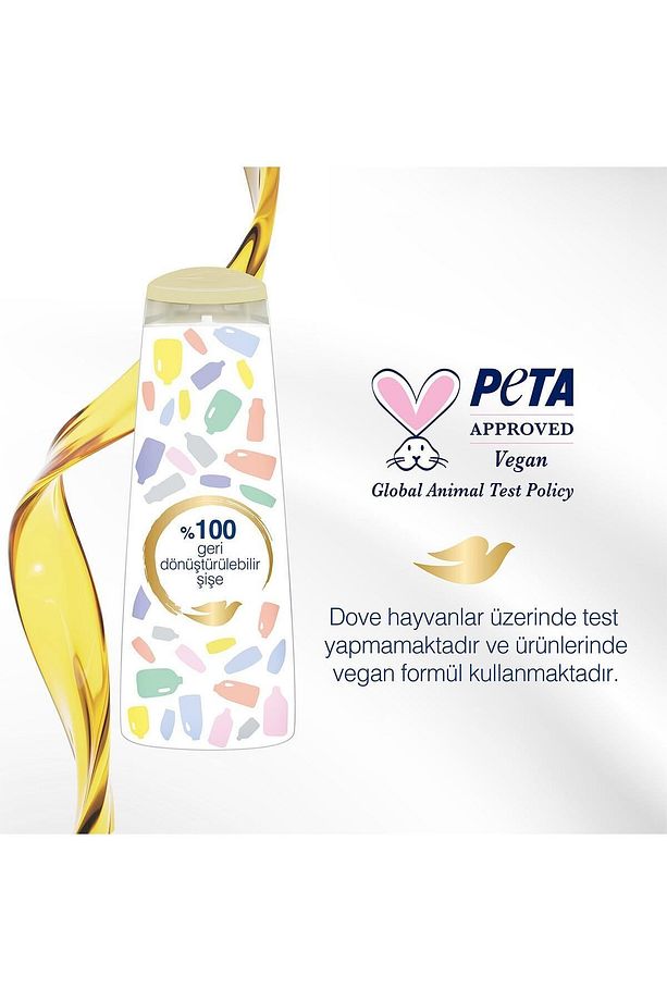 Saç Bakım Şampuanı Argan Yağı 400 ml + Köpük Duş Jeli Argan Yağı 200 ml + Duş Lifi - 5
