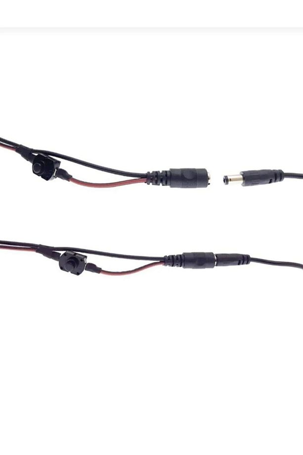 Mutfak Tezgah Üstü Için 5 M Amber Şerit Led 12v Adaptör Tak Çalıştır Aç Kapa Anahtar 3 Çip - 3
