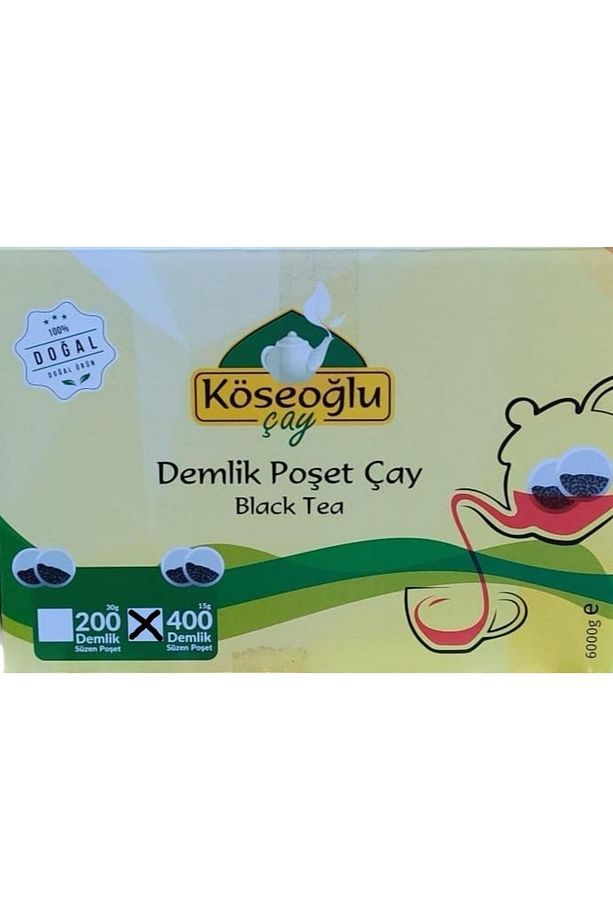 Demlik Poşet Kutu 6 Kg (15 GR X 400 ADET) - 1