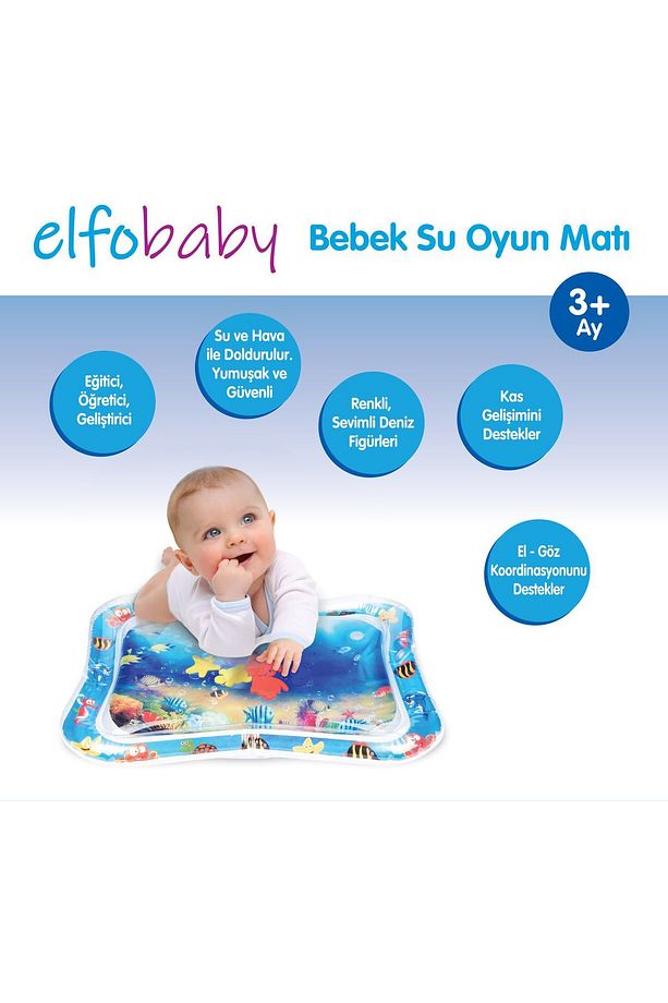 Bebek Su Oyun Matı - Test Raporlu- Karın Üstü Aktivite - 3