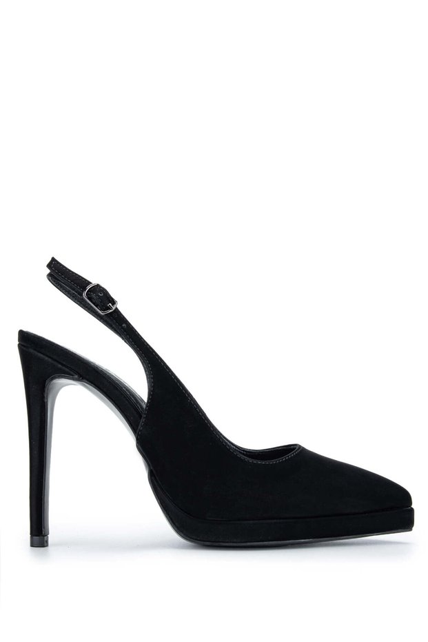 Women's Vegan Black Heeled Shoes